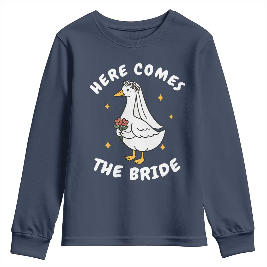 Silly Goose Bride Youth Sweatshirt Funny Goose Lovers - Wonder Print Shop