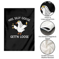 Mrs. Silly Goose Bride Garden Flag Funny Goose Lovers - Wonder Print Shop
