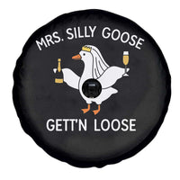 Mrs. Silly Goose Bride Spare Tire Cover Funny Goose Lovers - Wonder Print Shop