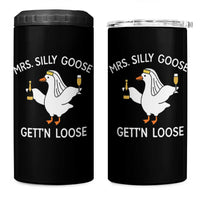Mrs. Silly Goose Bride 4 in 1 Can Cooler Tumbler Funny Goose Lovers - Wonder Print Shop