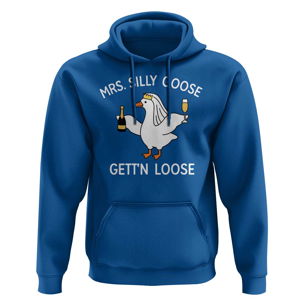 Mrs. Silly Goose Bride Hoodie Funny Goose Lovers - Wonder Print Shop