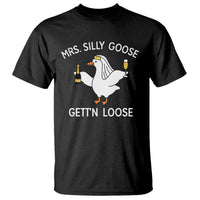 Mrs. Silly Goose Bride T Shirt Funny Goose Lovers - Wonder Print Shop