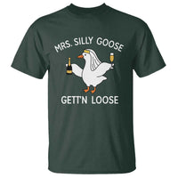 Mrs. Silly Goose Bride T Shirt Funny Goose Lovers - Wonder Print Shop