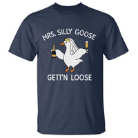 Mrs. Silly Goose Bride T Shirt Funny Goose Lovers - Wonder Print Shop