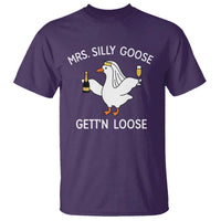 Mrs. Silly Goose Bride T Shirt Funny Goose Lovers - Wonder Print Shop