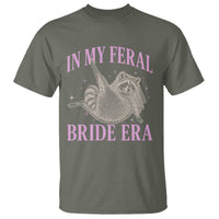 In My Feral Bride Era T Shirt Funny Raccoon - Wonder Print Shop