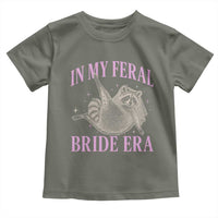 In My Feral Bride Era Toddler T Shirt Funny Raccoon - Wonder Print Shop
