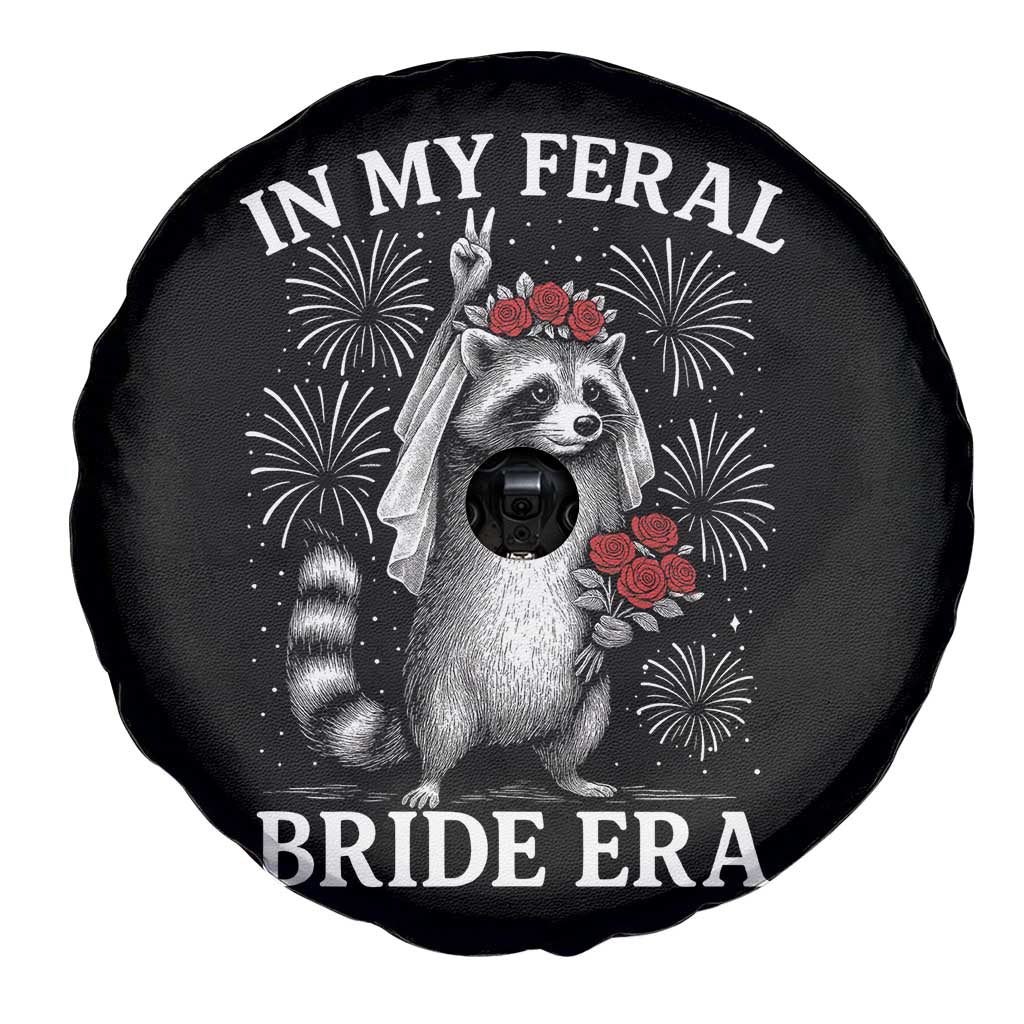 In My Feral Bride Era Spare Tire Cover Funny Raccoon Lovers - Wonder Print Shop