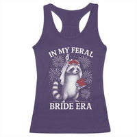 In My Feral Bride Era Racerback Tank Top Funny Raccoon Lovers - Wonder Print Shop