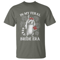 In My Feral Bride Era T Shirt Funny Raccoon Lovers - Wonder Print Shop