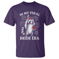 In My Feral Bride Era T Shirt Funny Raccoon Lovers - Wonder Print Shop
