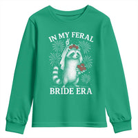 In My Feral Bride Era Youth Sweatshirt Funny Raccoon Lovers - Wonder Print Shop