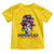 Dominican Girl Toddler T Shirt Messy Bun Caribbean Dominican Republic DR Flag - Wonder Print Shop