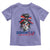 Dominican Girl Toddler T Shirt Messy Bun Caribbean Dominican Republic DR Flag - Wonder Print Shop