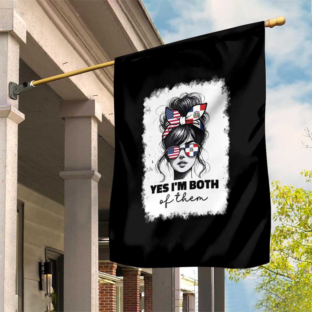 Dominican American Woman Garden Flag Yes Im Both Of Them