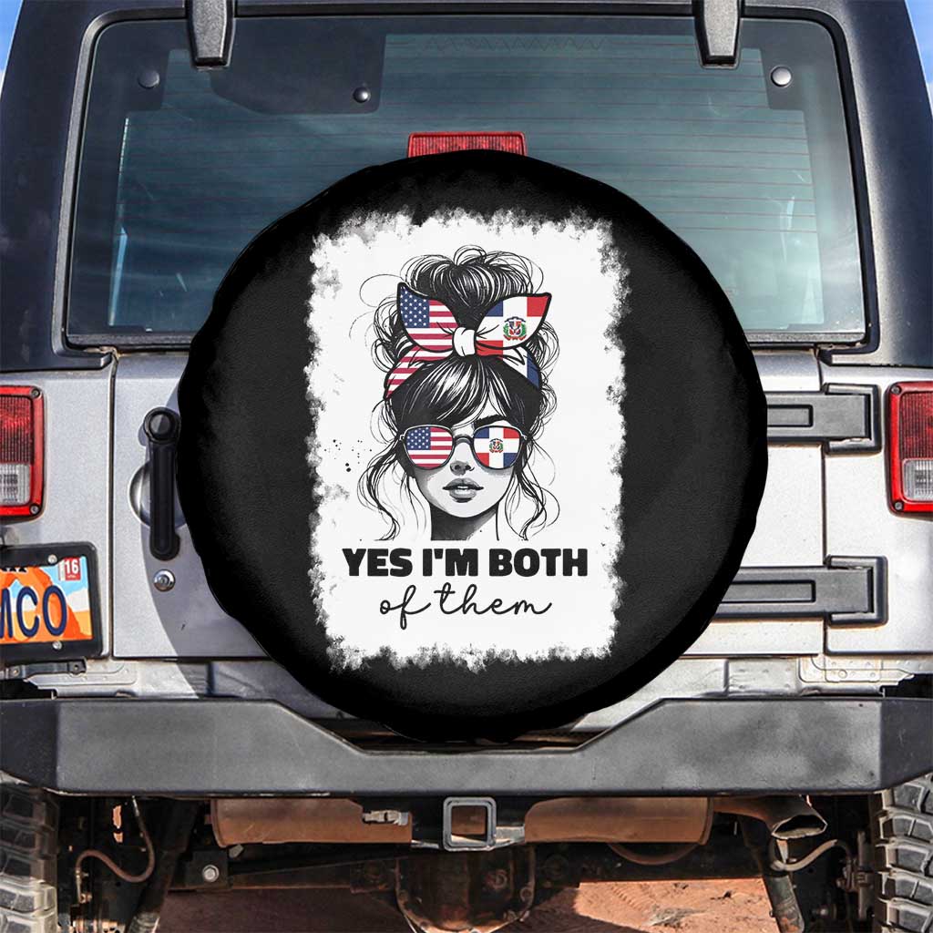 Dominican American Woman Spare Tire Cover Yes Im Both Of Them