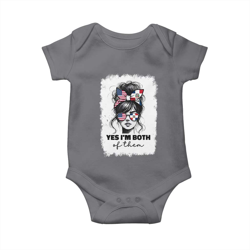 Dominican American Woman Baby Onesie Yes Im Both Of Them
