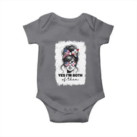 Dominican American Woman Baby Onesie Yes Im Both Of Them