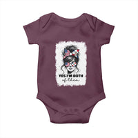Dominican American Woman Baby Onesie Yes Im Both Of Them