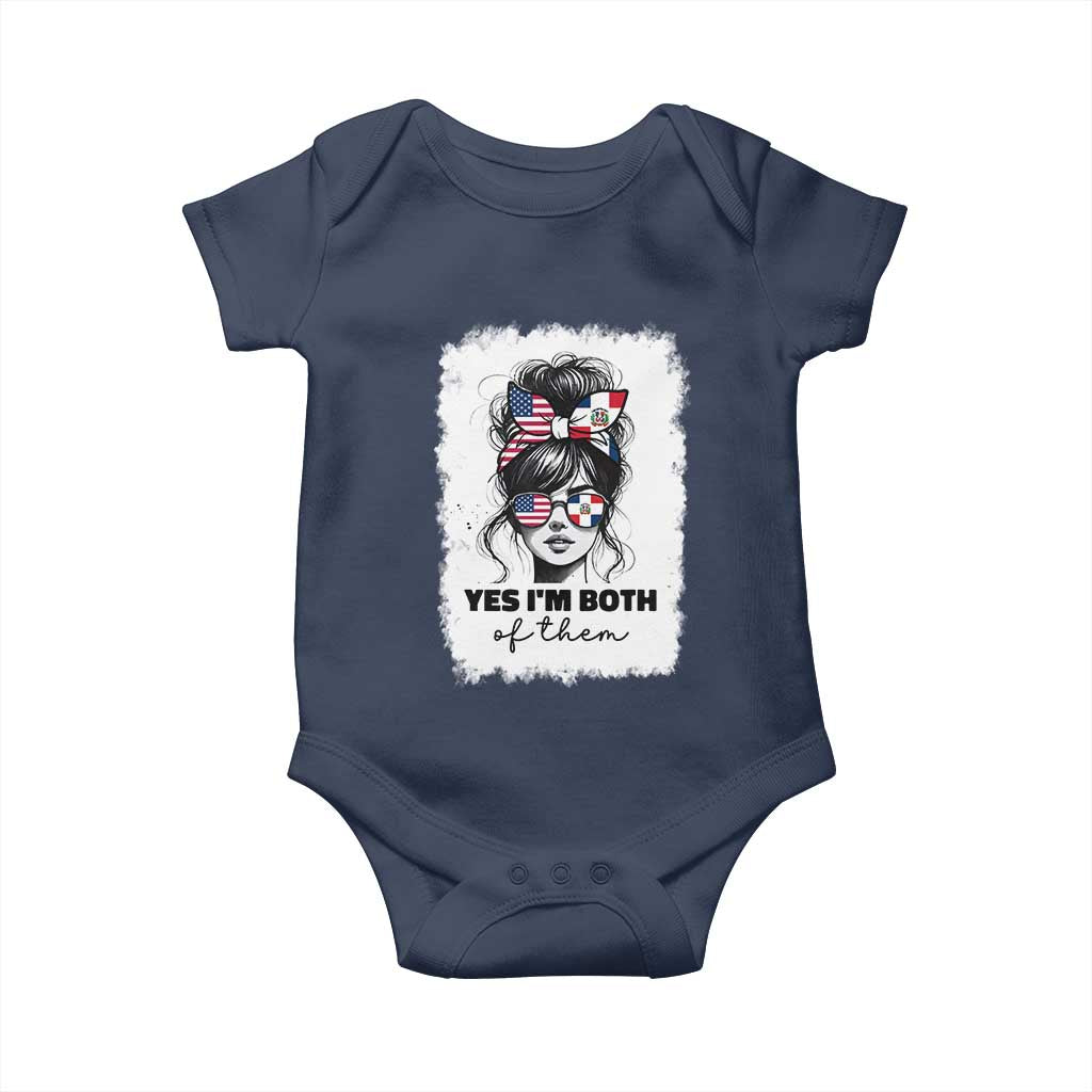 Dominican American Woman Baby Onesie Yes Im Both Of Them