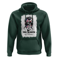 Dominican American Woman Hoodie Yes Im Both Of Them