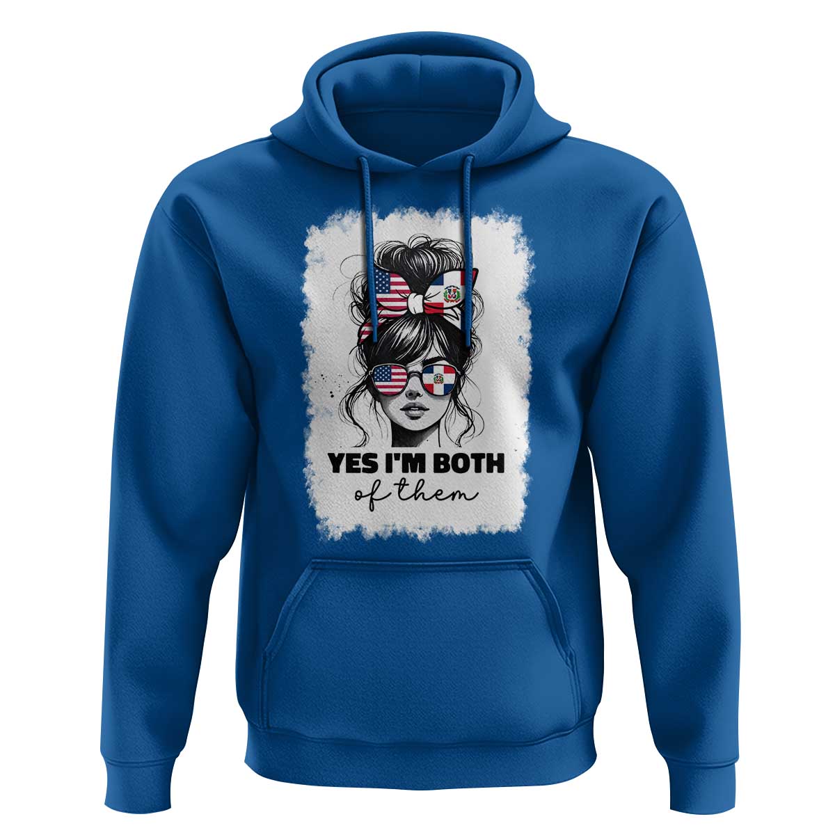 Dominican American Woman Hoodie Yes Im Both Of Them