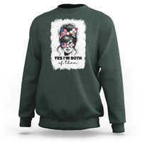 Dominican American Woman Sweatshirt Yes Im Both Of Them