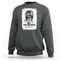 Dominican American Woman Sweatshirt Yes Im Both Of Them