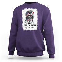 Dominican American Woman Sweatshirt Yes Im Both Of Them