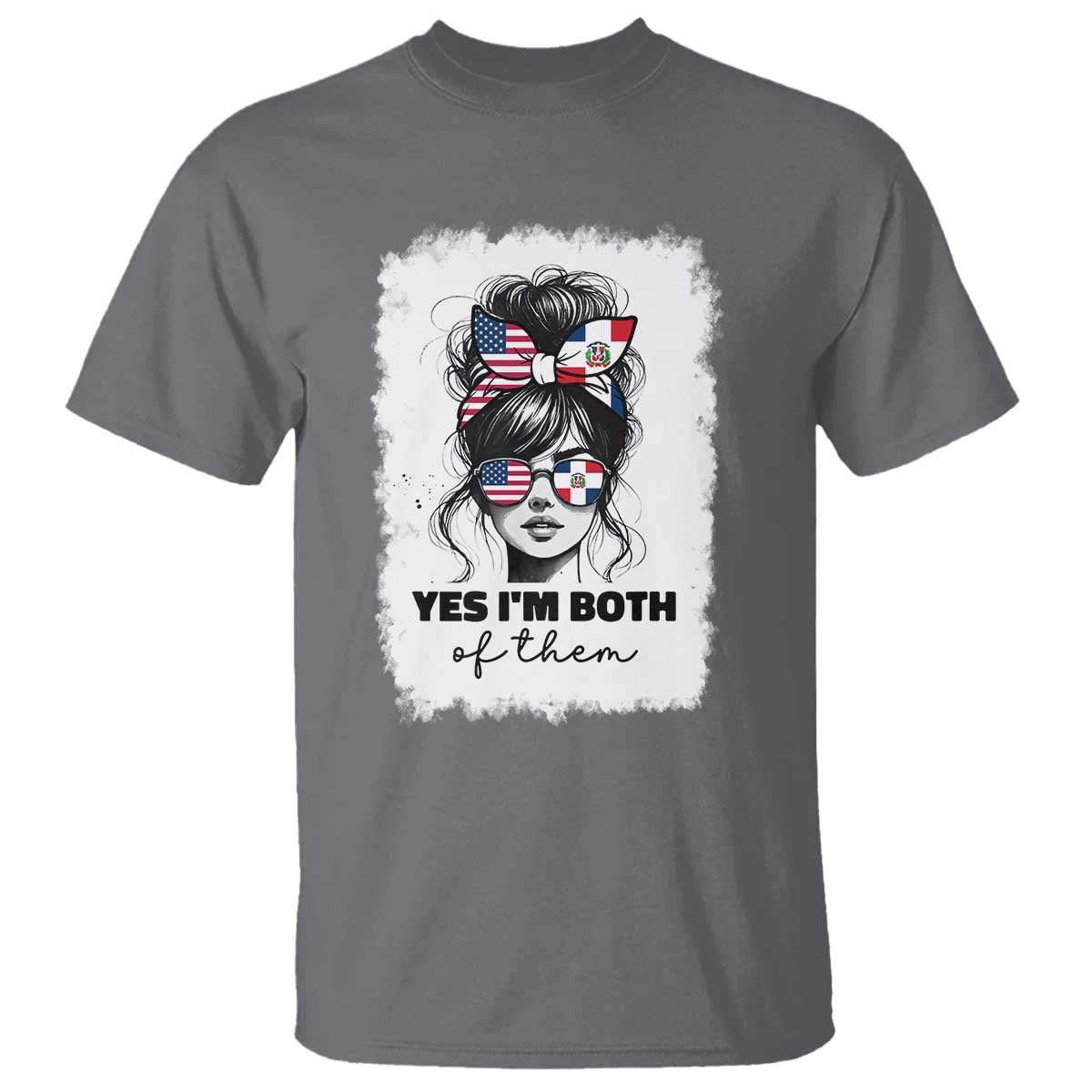 Dominican American Woman T Shirt Yes Im Both Of Them