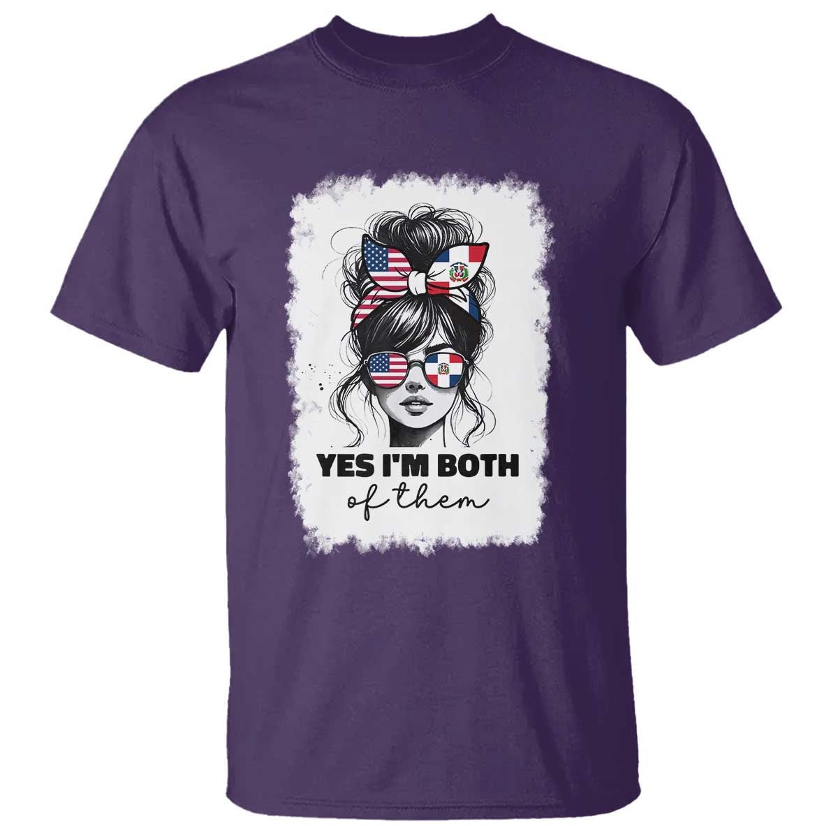 Dominican American Woman T Shirt Yes Im Both Of Them