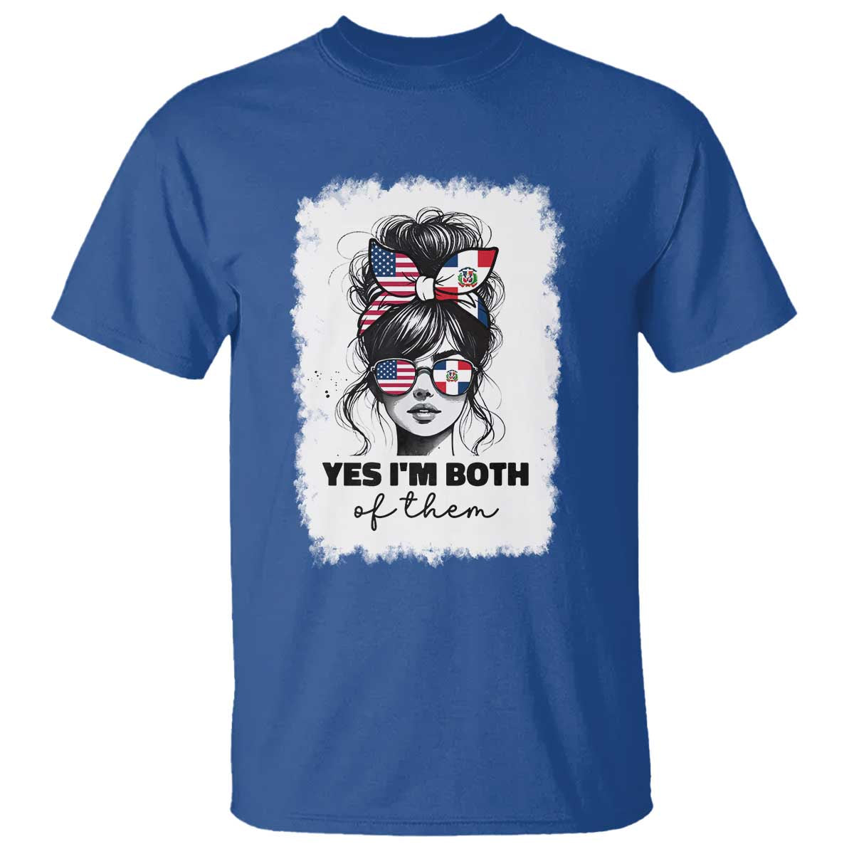 Dominican American Woman T Shirt Yes Im Both Of Them