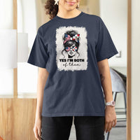 Dominican American Woman T Shirt For Women Yes Im Both Of Them
