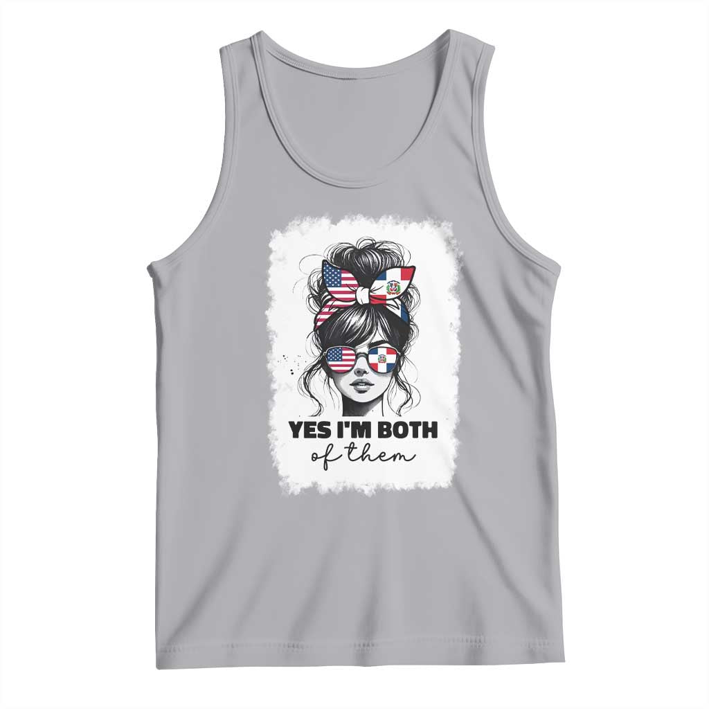 Dominican American Woman Tank Top Yes Im Both Of Them