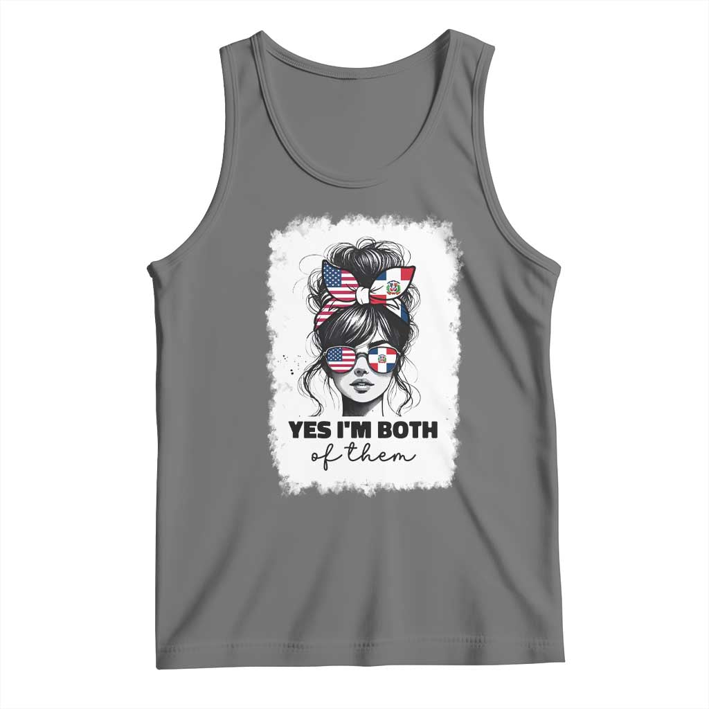 Dominican American Woman Tank Top Yes Im Both Of Them