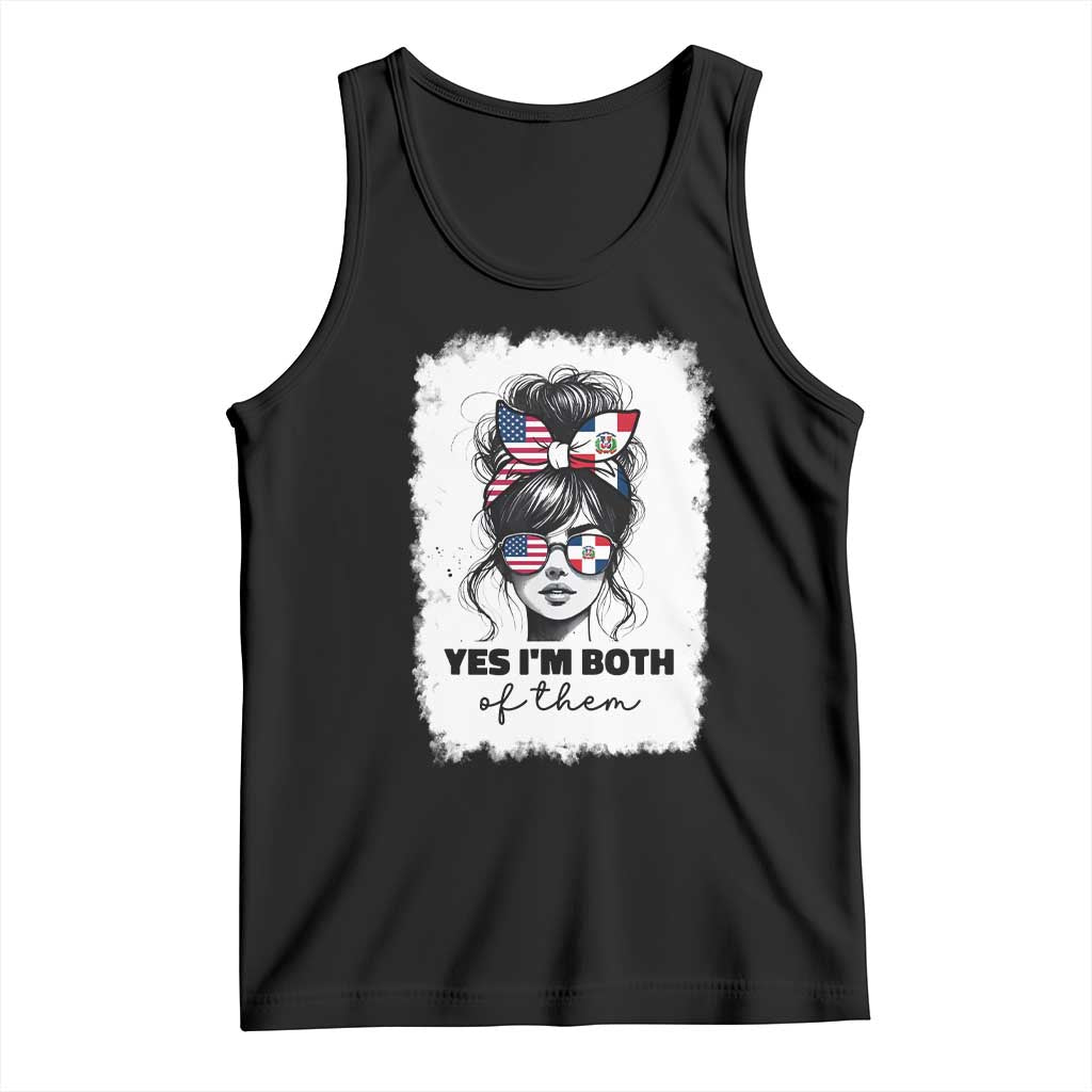Dominican American Woman Tank Top Yes Im Both Of Them