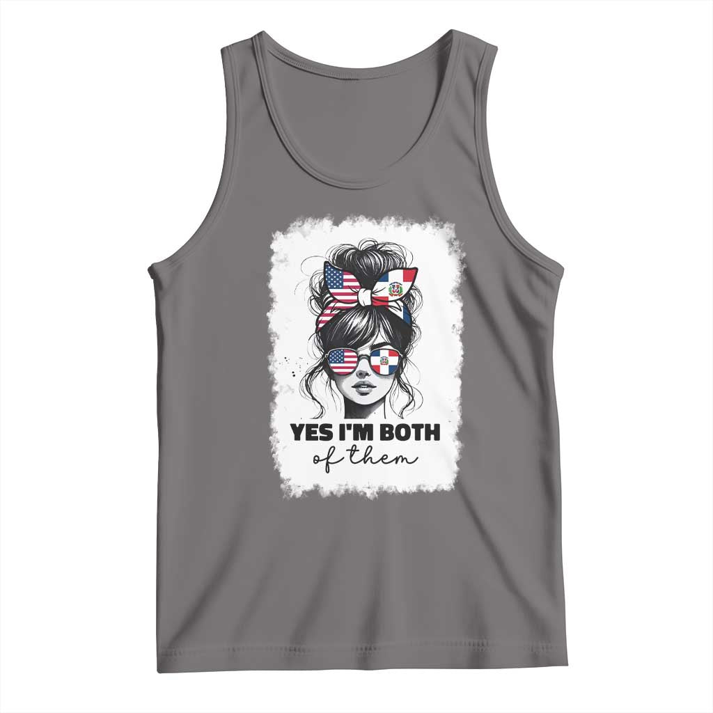 Dominican American Woman Tank Top Yes Im Both Of Them