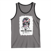 Dominican American Woman Tank Top Yes Im Both Of Them