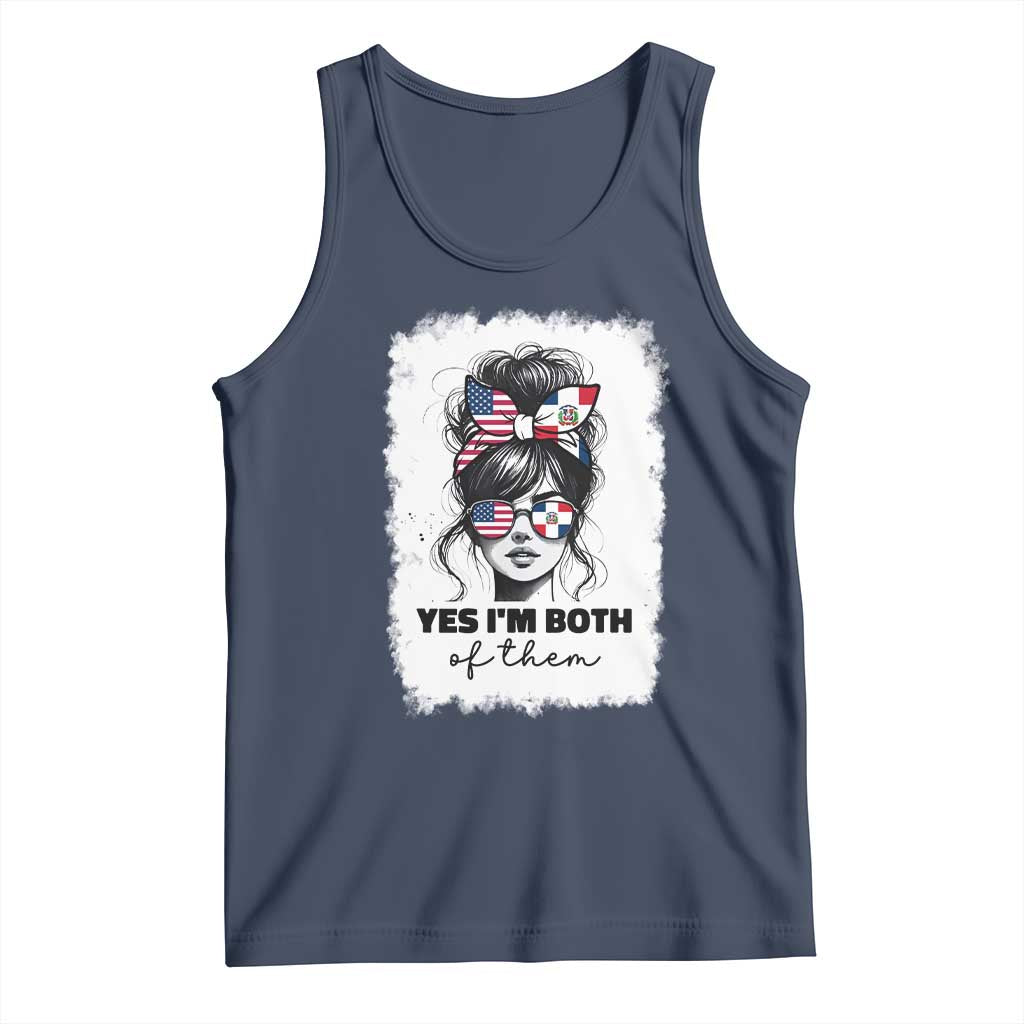 Dominican American Woman Tank Top Yes Im Both Of Them