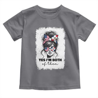 Dominican American Woman Toddler T Shirt Yes Im Both Of Them