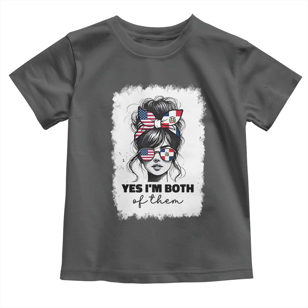 Dominican American Woman Toddler T Shirt Yes Im Both Of Them