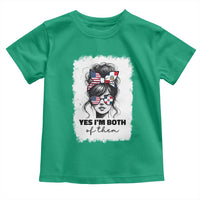 Dominican American Woman Toddler T Shirt Yes Im Both Of Them