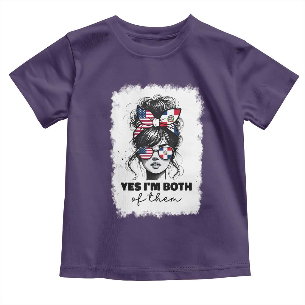 Dominican American Woman Toddler T Shirt Yes Im Both Of Them