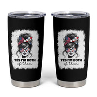 Dominican American Woman Tumbler Cup Yes Im Both Of Them