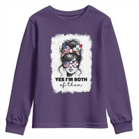 Dominican American Woman Youth Sweatshirt Yes Im Both Of Them