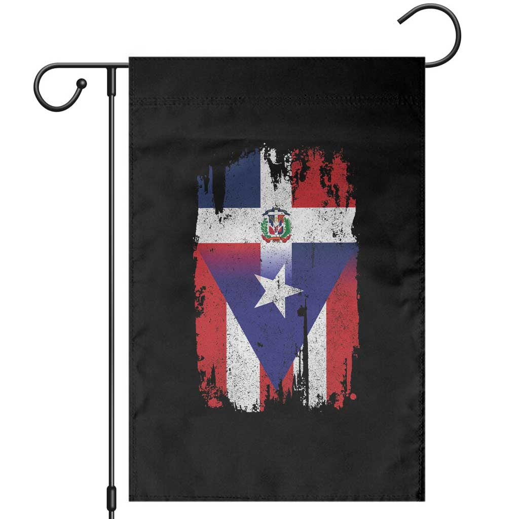 Dominican Puerto Rican Flag Garden Flag Mixed Heritage Pride