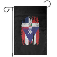 Dominican Puerto Rican Flag Garden Flag Mixed Heritage Pride