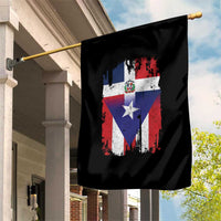 Dominican Puerto Rican Flag Garden Flag Mixed Heritage Pride