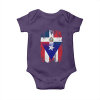 Dominican Puerto Rican Flag Baby Onesie Mixed Heritage Pride