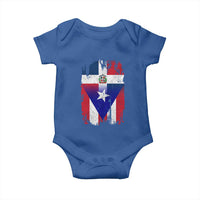Dominican Puerto Rican Flag Baby Onesie Mixed Heritage Pride